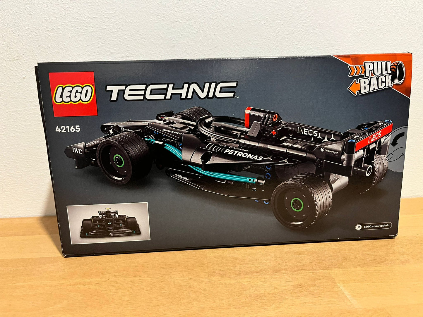 Set LEGO® Technic #42165 Mercedes-AMG F1 W14 Pull-back (NEUF scellé).